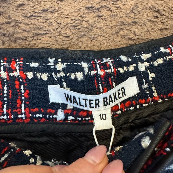 WALTER BAKER MIDNIGHT TWEED TWEENY SHORTS RED WHITE BLUE SIZE 10 NEW $168 - Picture 3 of 8